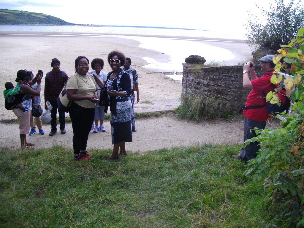 Down at Llansteffan beach on the Towy estuary.