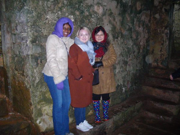 Inside St Govan's Chapel